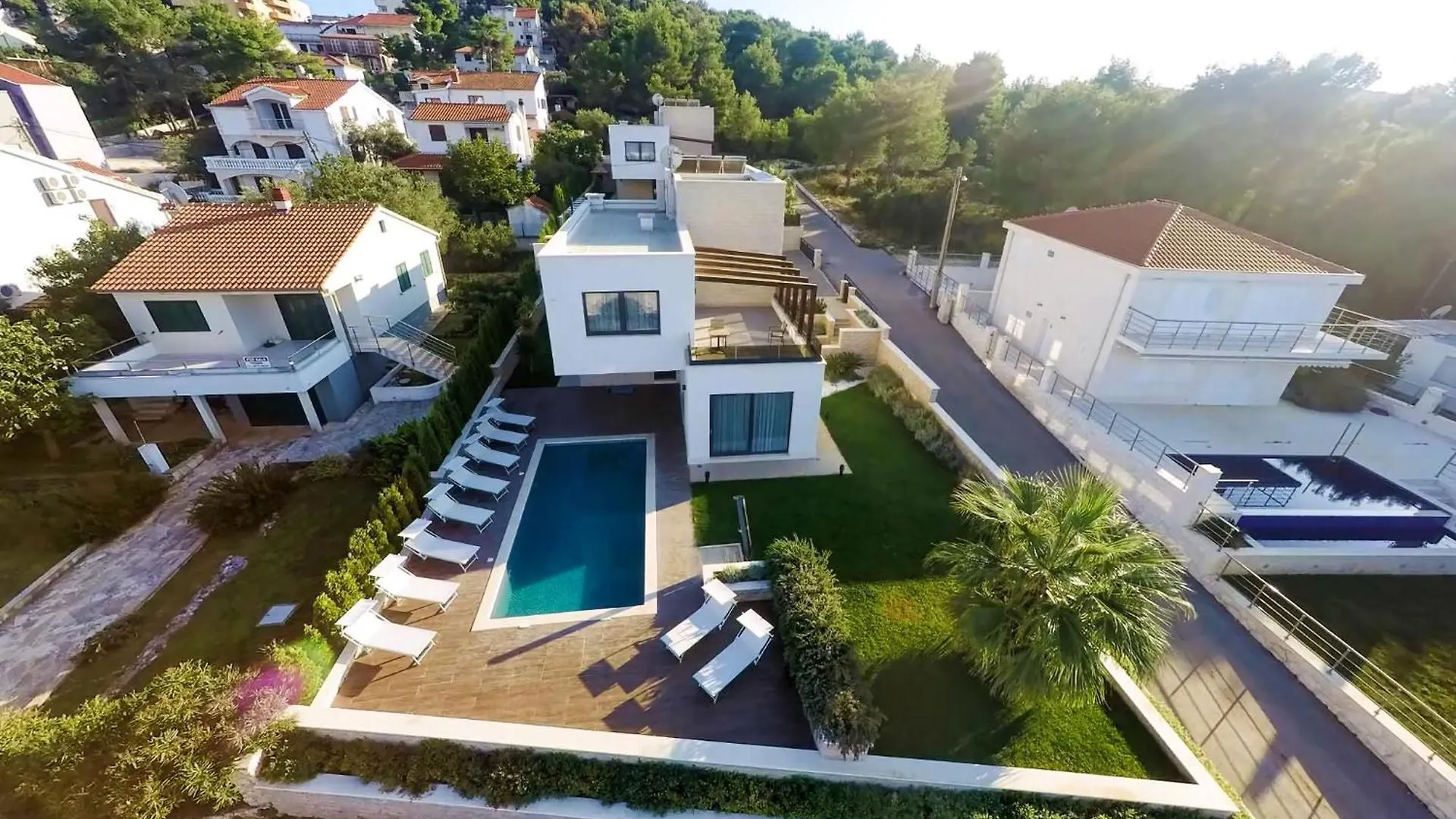 Villa Trogir Deluxe 1 6 Beautiful Bedrooms - Sea Front Private Pools - Sauna